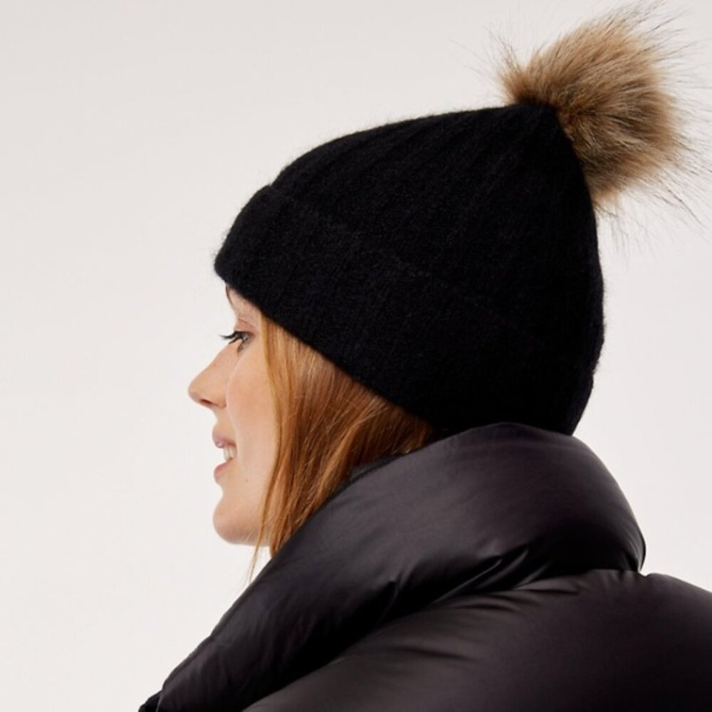 Aritzia Alxiliary Black Toque